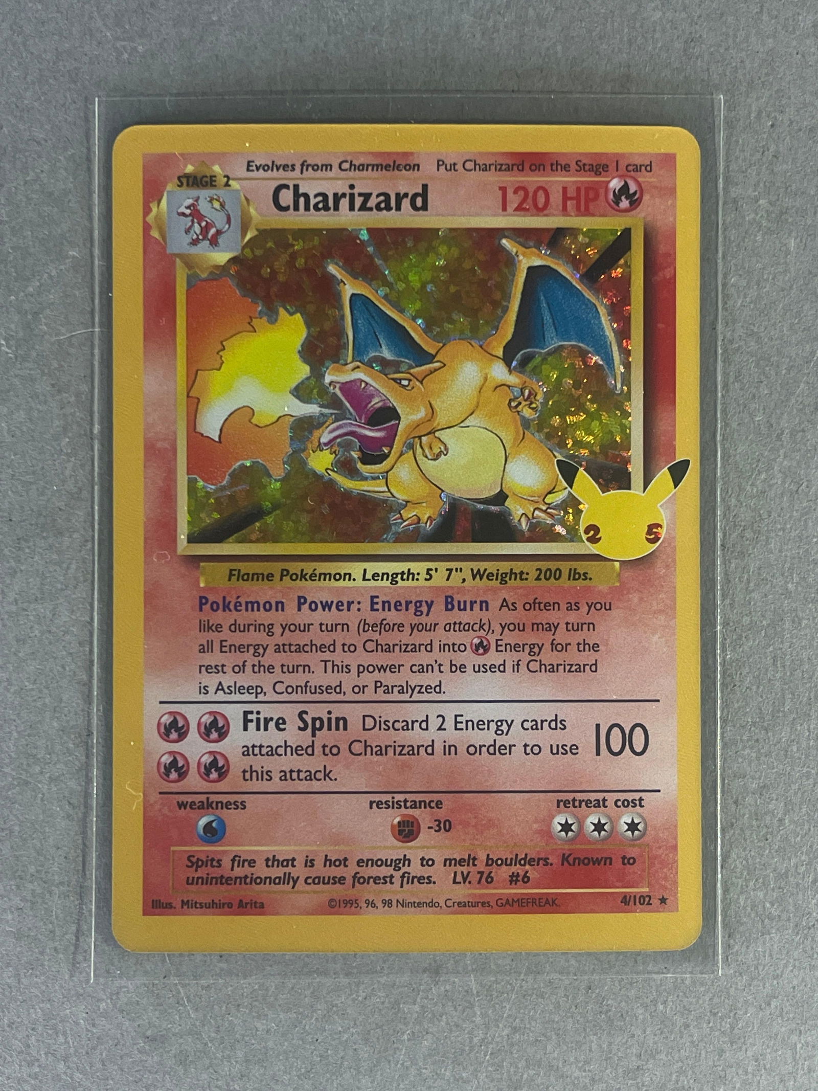 2021 Pokemon Celebration Classic Collection Holo Charizard #4 (1 of 2)
