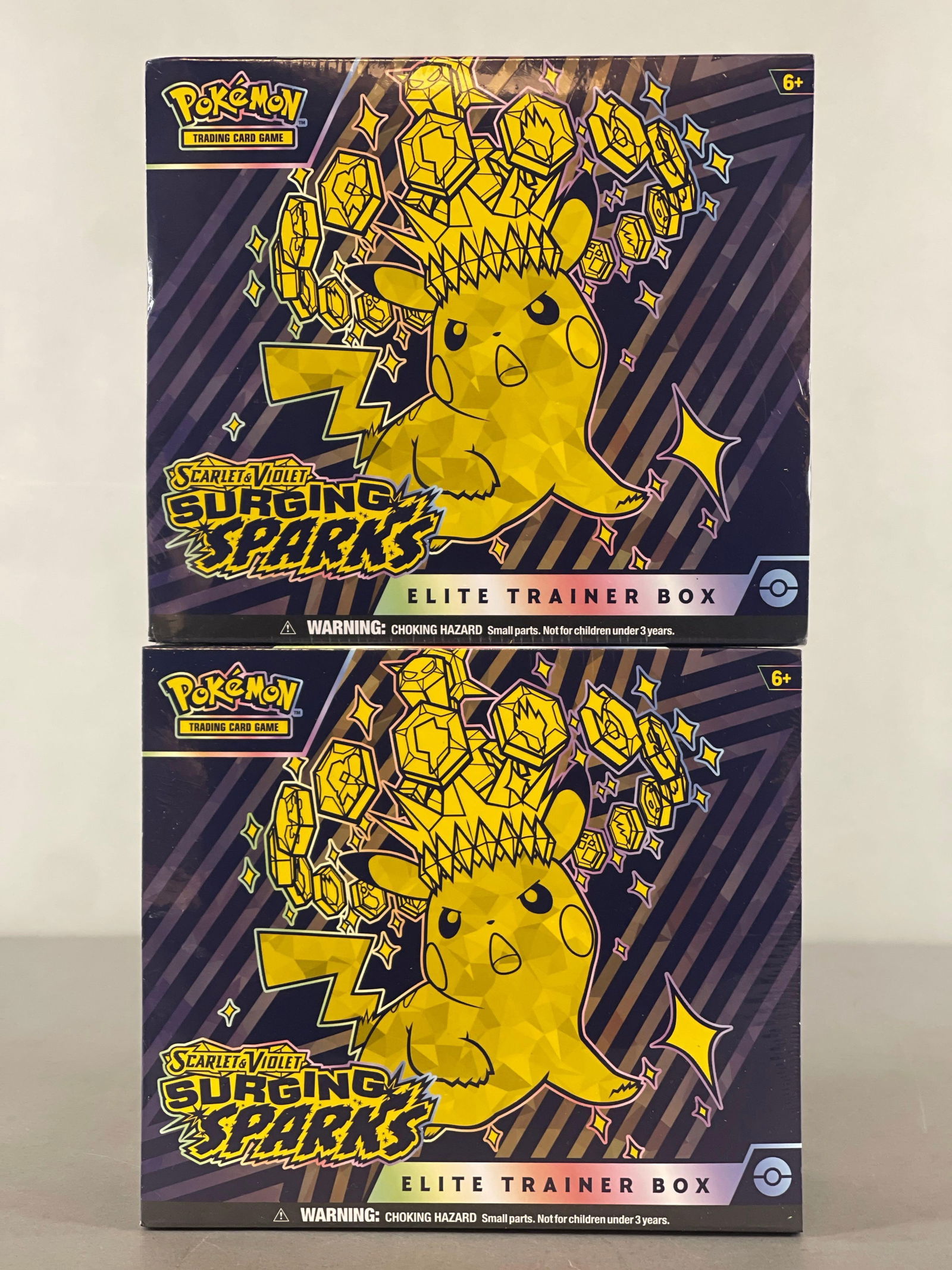2 - 2024 Pokemon Scarlet and Violet Surging Sparks Elite Trainer Boxes (1 of 4)