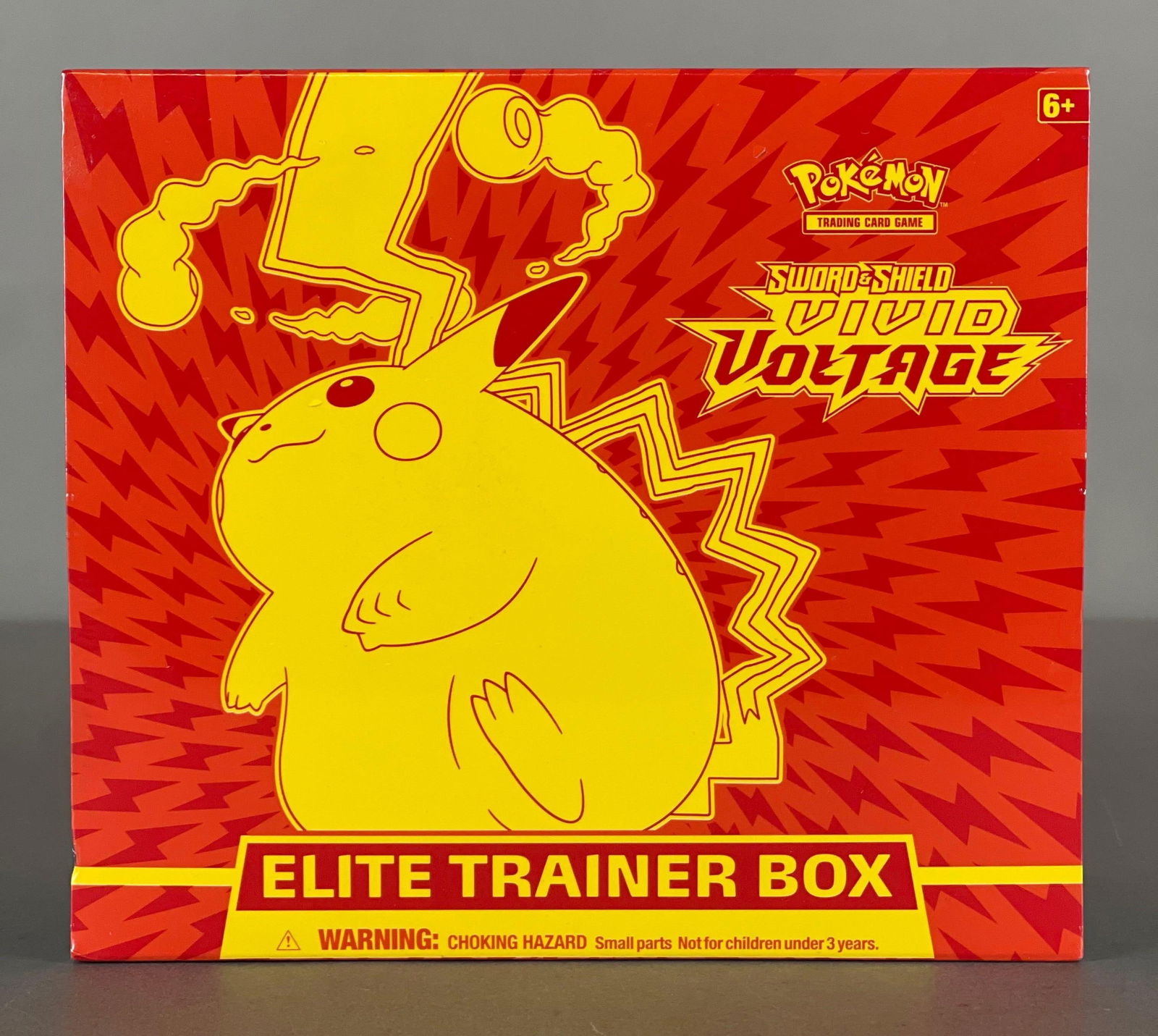 2020 Pokemon Sword and Shield Vivid Voltage Elite Trainer Box: 8 - Booster pack, 45 - energy card, Collector box, Player guide, and More