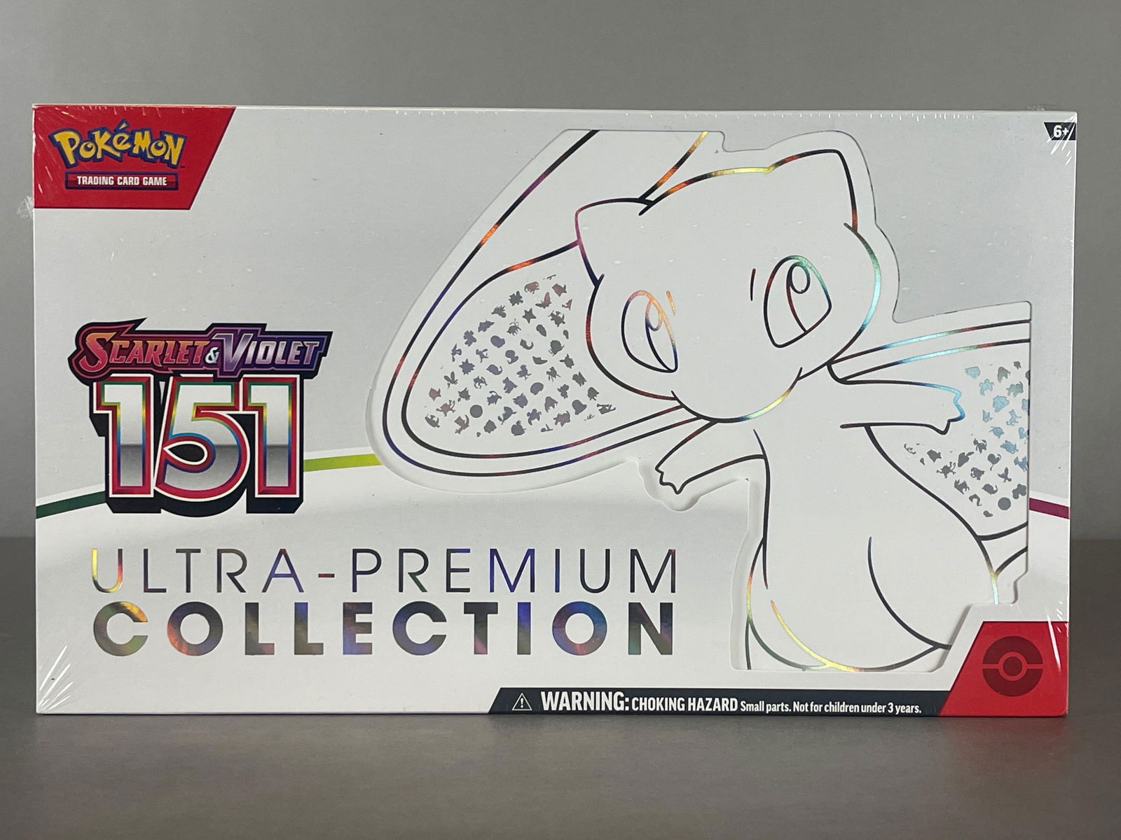2023 Pokemon Scarlet and Violet 151 Factory Sealed Ultra Premium Collection Box: Includes Foil Promo Mew ex, FA Promo MewTwo, Metal Mew ex, Playmat 16 - Booster packs from SV 151, and More