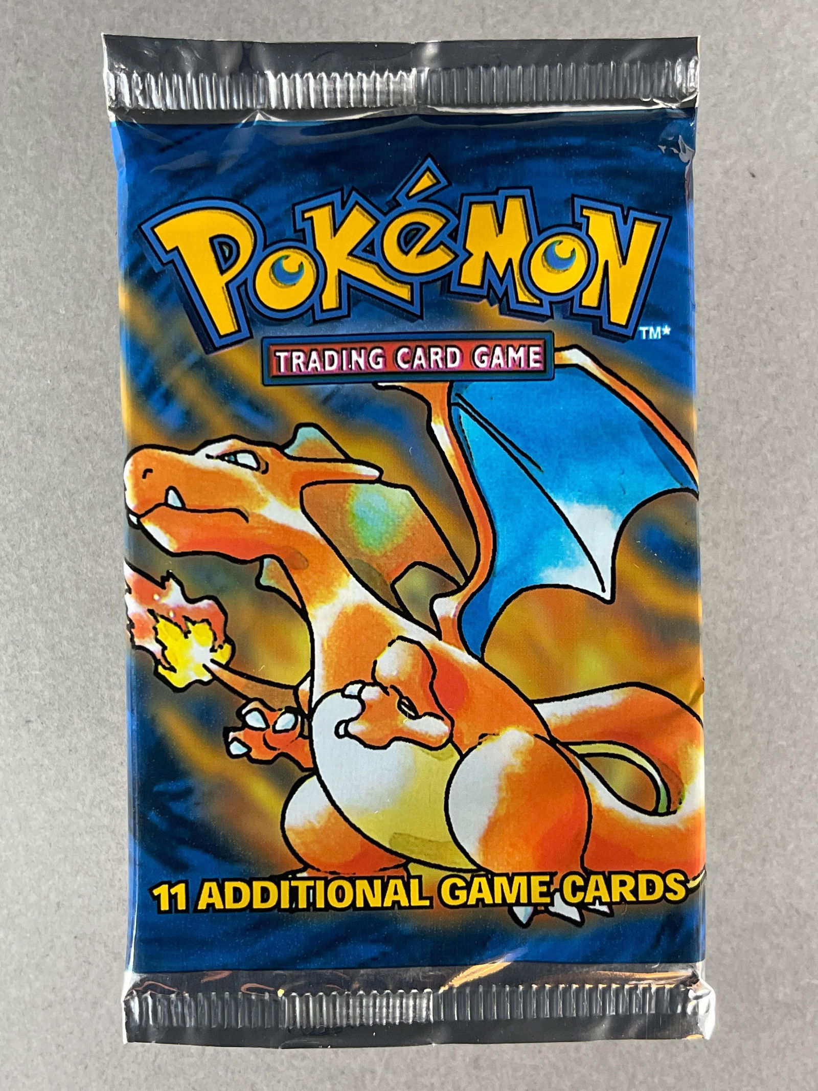 1999 Pokemon Base Set Heavy Booster Pack with Charizard Art, 20.9 g: 1999 Pokemon Base Set Heavy Booster Pack with Charizard Art, 20.9 g