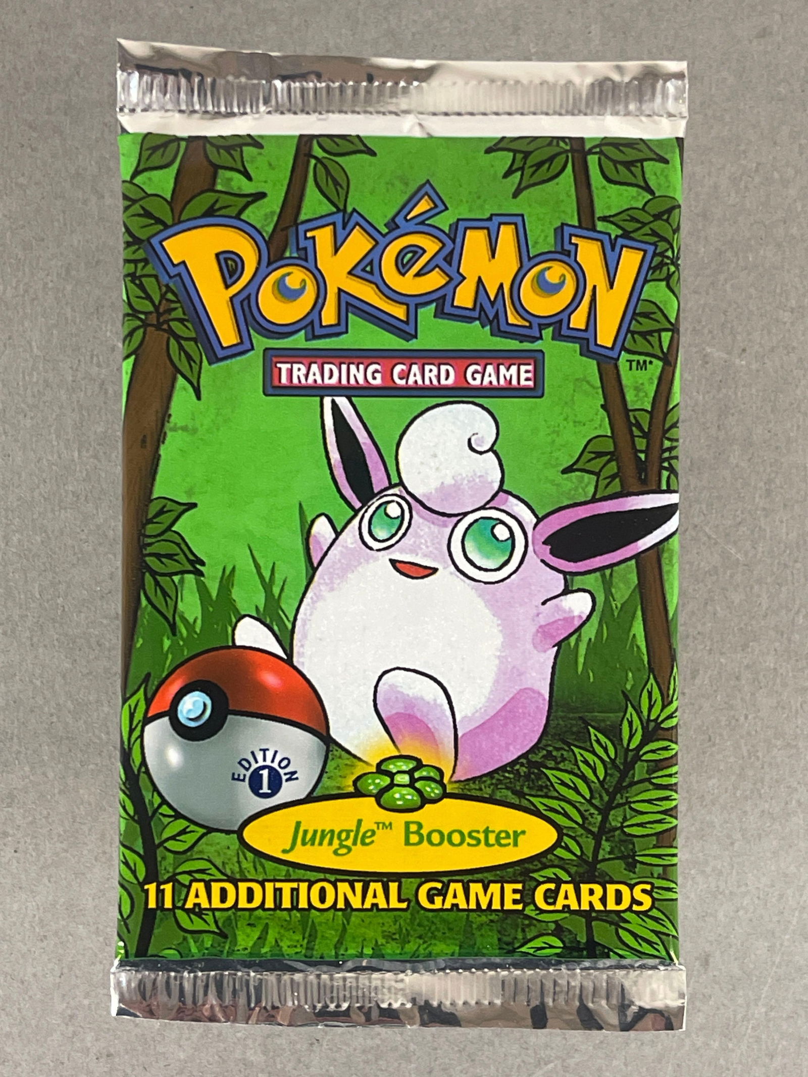 1999 Pokemon Jungle Booster Pack Wigglytuff 1st Edition Heavy Pack, 20.9 g: 1999 Pokemon Jungle Booster Pack Wigglytuff 1st Edition Heavy Pack, 20.9 g