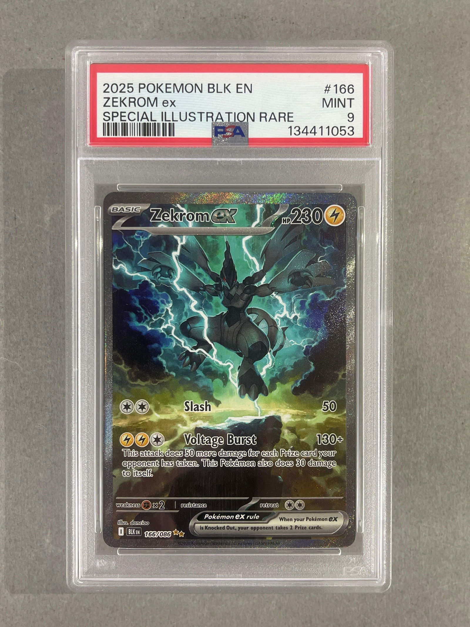 2025 Pokemon BLK Special Illustration Rare #166 PSA 9 (1 of 2)