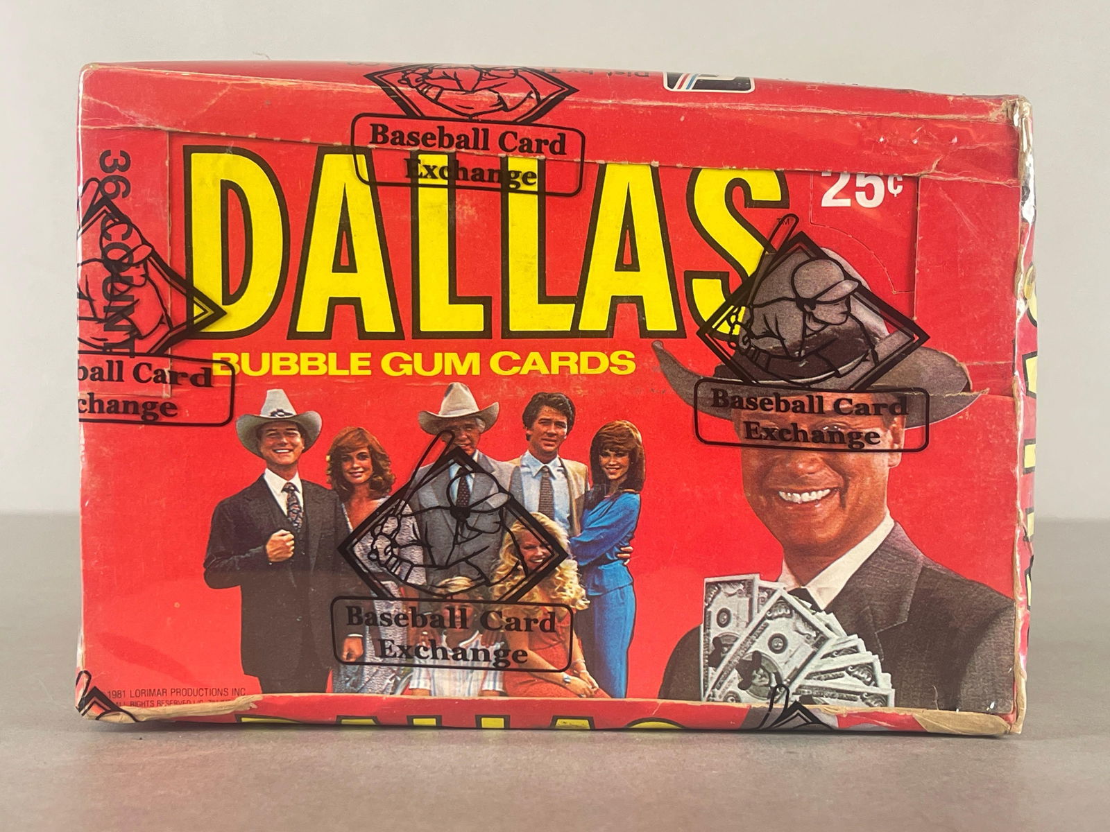 1981 Donruss Dallas Unopened Wax Box BBCE Authenticated: Dallas is an American soap opera that aired on CBS from April 1978 to May 1991, Unopened 36 - Packs