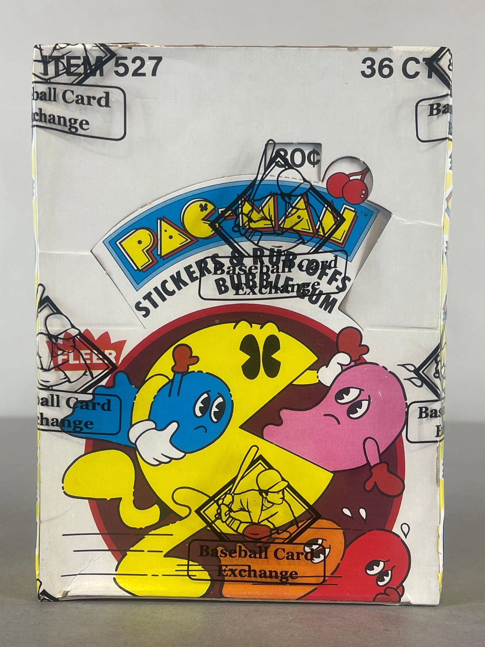 1980 Fleer Pac Man Unopened Wax Box BBCE Authenticated (1 of 2)