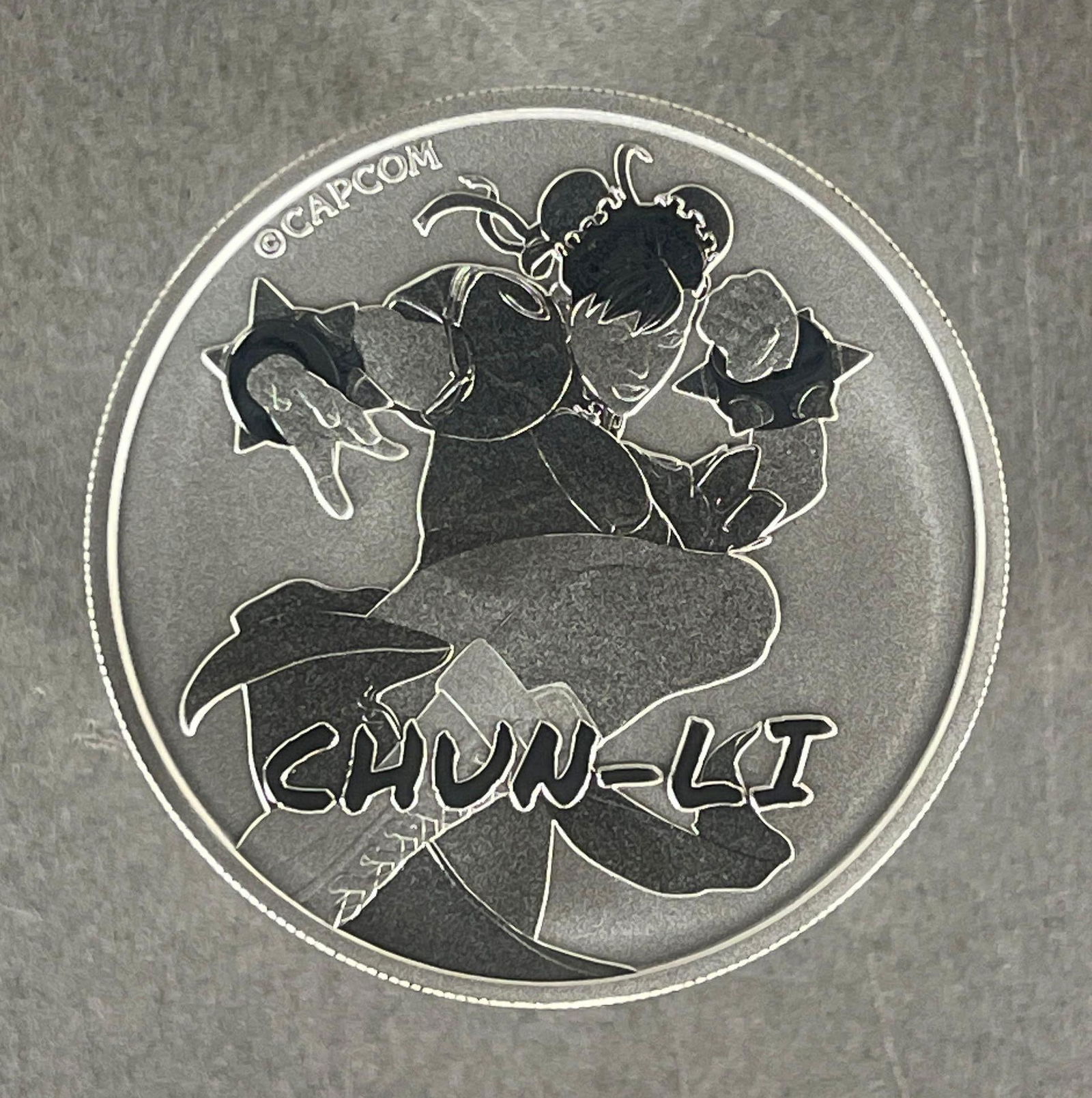 2022 Tuvalu, Street Fighter, Chun-Li 1oz .999 Silver Coin: 2022 Tuvalu, Street Fighter, Chun-Li 1oz .999 Silver Coin