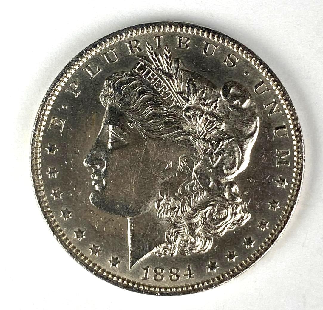 1884 O Morgan Silver Dollar Coin (1 of 2)