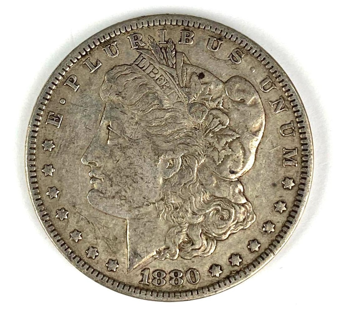 1880 Morgan Silver Dollar Coin (1 of 2)