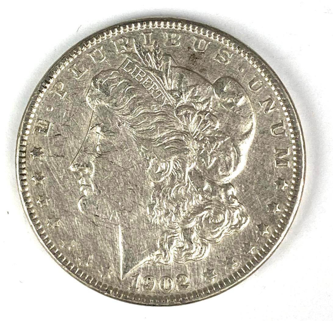 1902 Morgan Silver Dollar Coin (1 of 2)