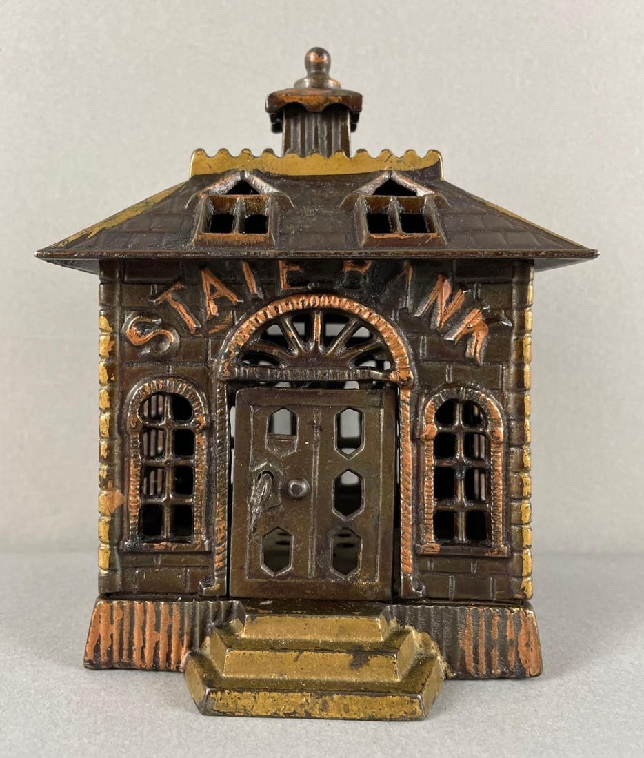 Antique Kenton Cast Iron State Bank (1 of 8)