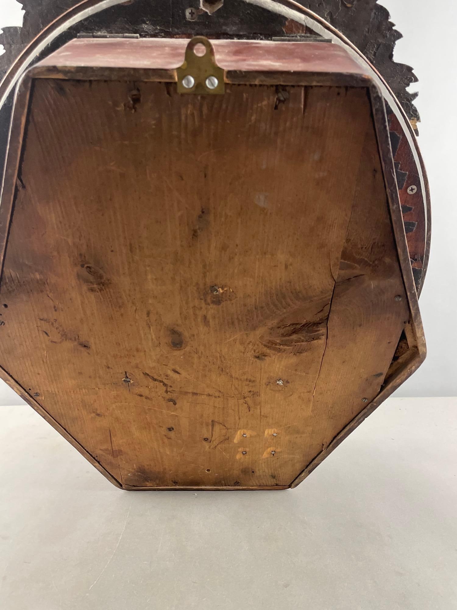 Antique Neo-Rococo Wind-Up Wall Clock - 5