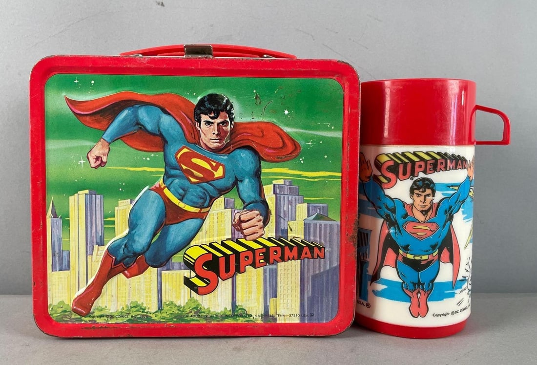 1978 Aladdin Superman Metal Lunchbox (1 of 5)