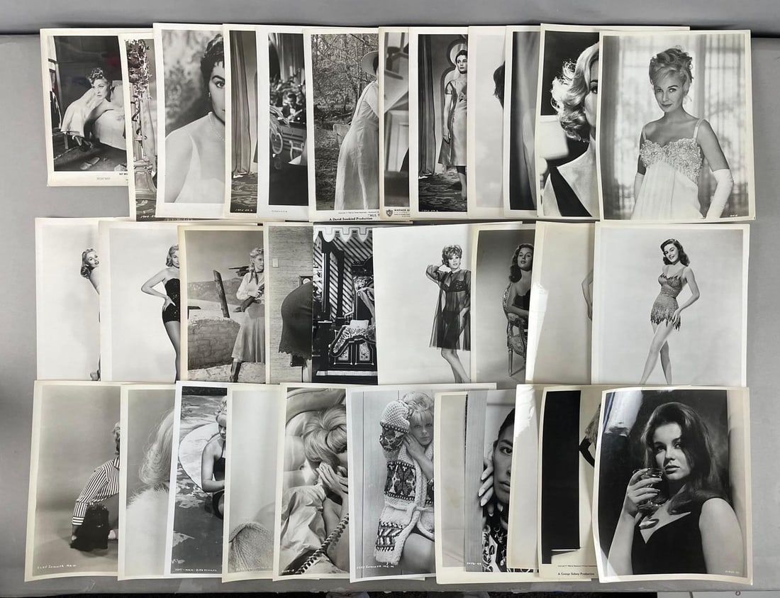 Group of Vintage Actress Movie Stills (1 of 3)