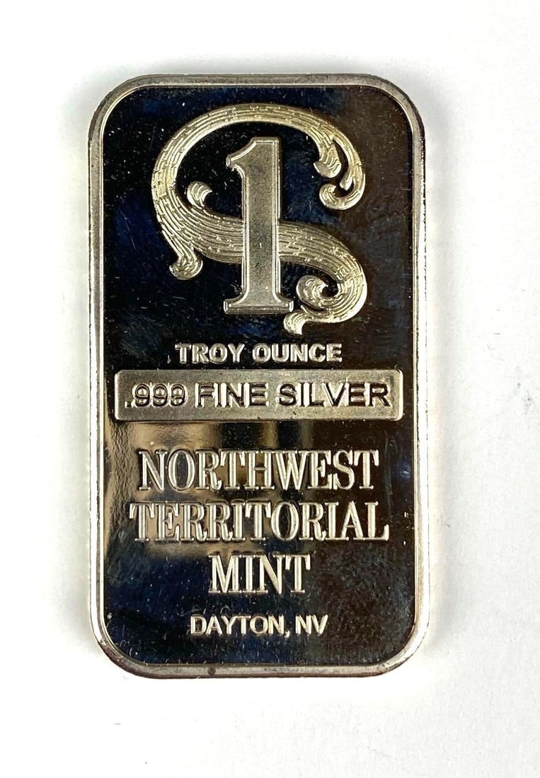 Northwest Territorial Mint 1 oz .999 Fine Silver Ingot/ Bar (1 of 2)