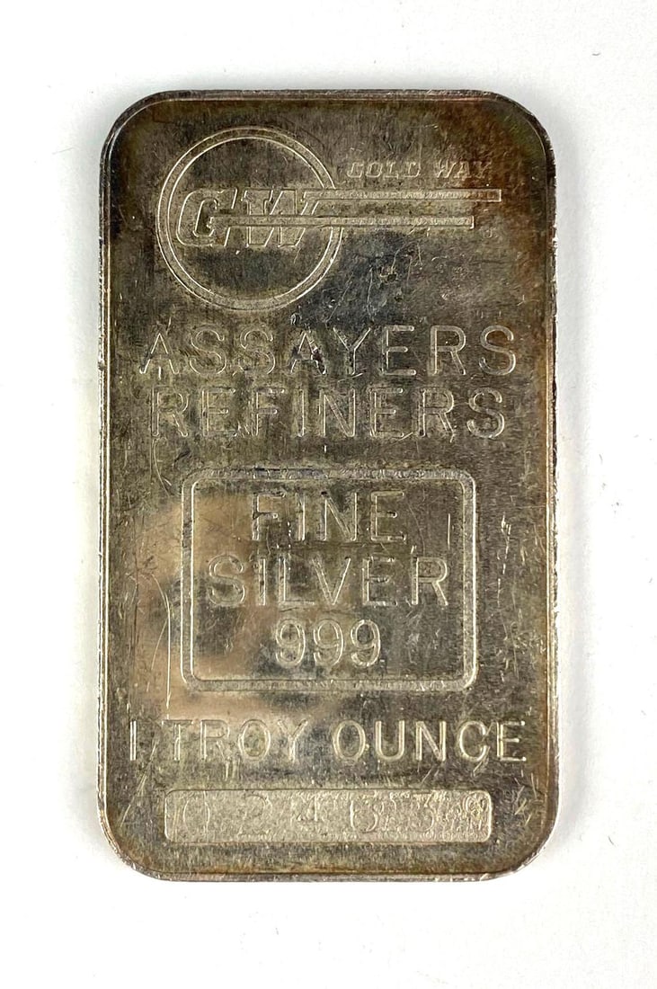Gold Way 1 oz 999 Fine Silver Ingot/ Bar (1 of 2)