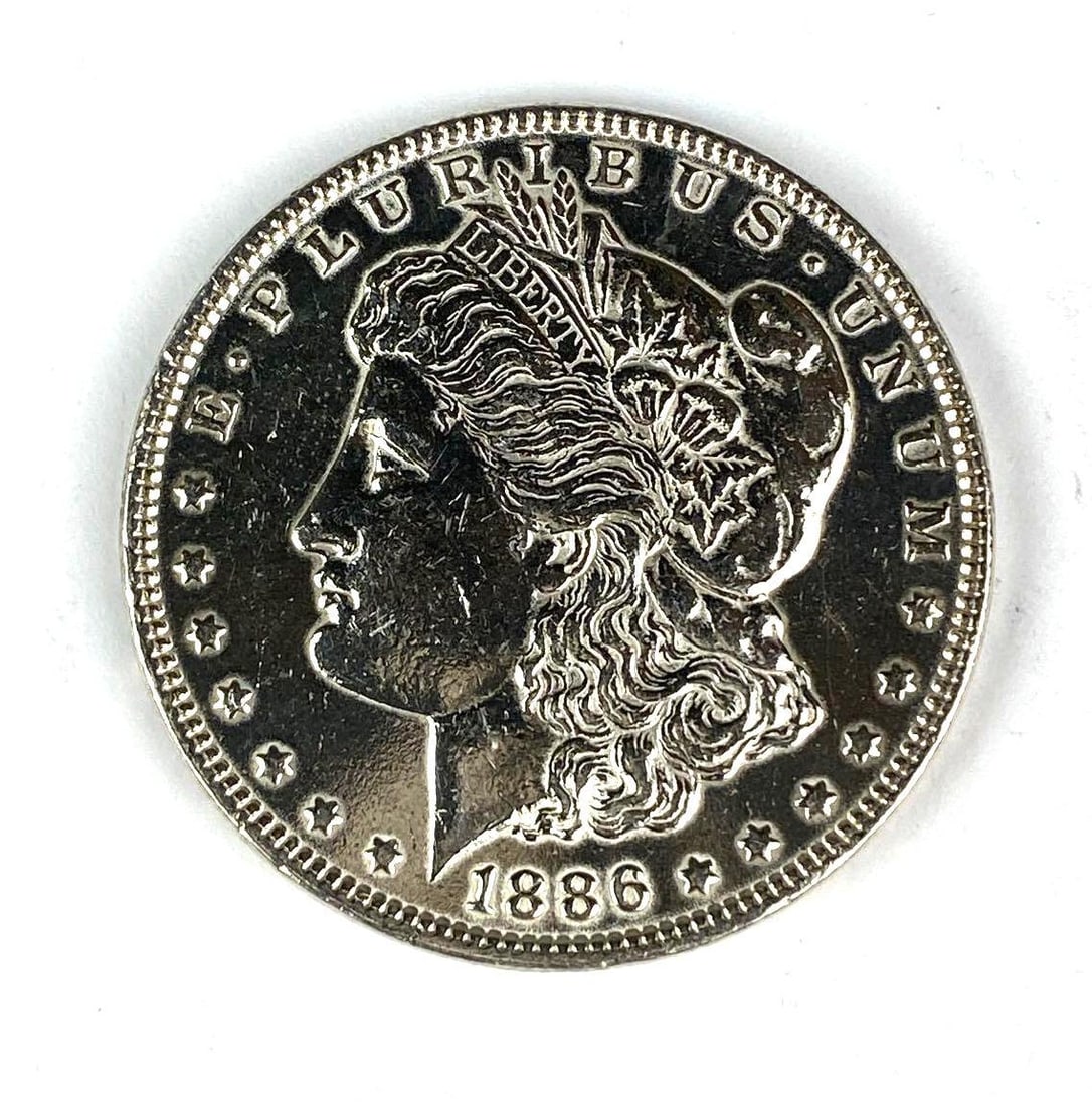 1886 US Morgan Silver Dollar: 1886 US Morgan Silver Dollar