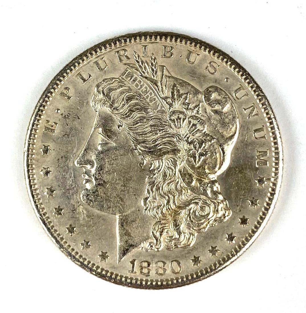 1880 S US Morgan Silver Dollar (1 of 2)