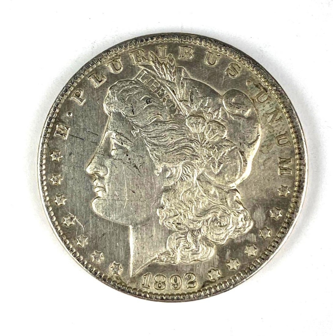 1892 O US Morgan Silver Dollar (1 of 2)