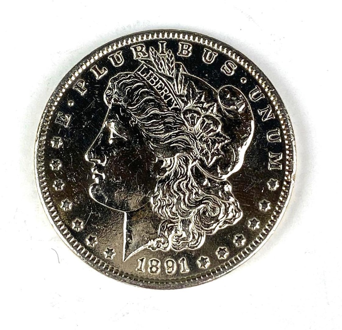 1891 S US Morgan Silver Dollar: 1891 S US Morgan Silver Dollar
