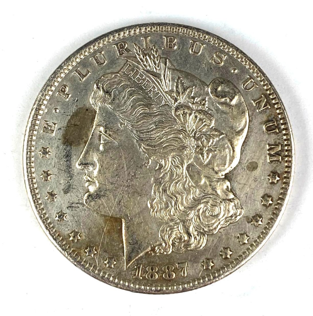 1887 O US Morgan Silver Dollar (1 of 2)
