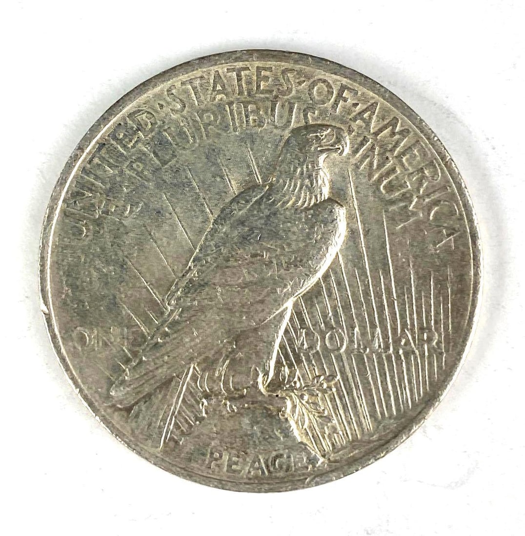 1923 US Peace Silver Dollar - 2