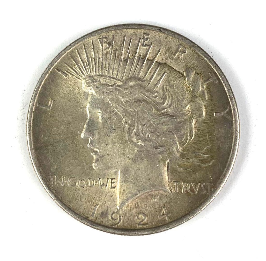 1924 US Peace Silver Dollar: 1924 US Peace Silver Dollar