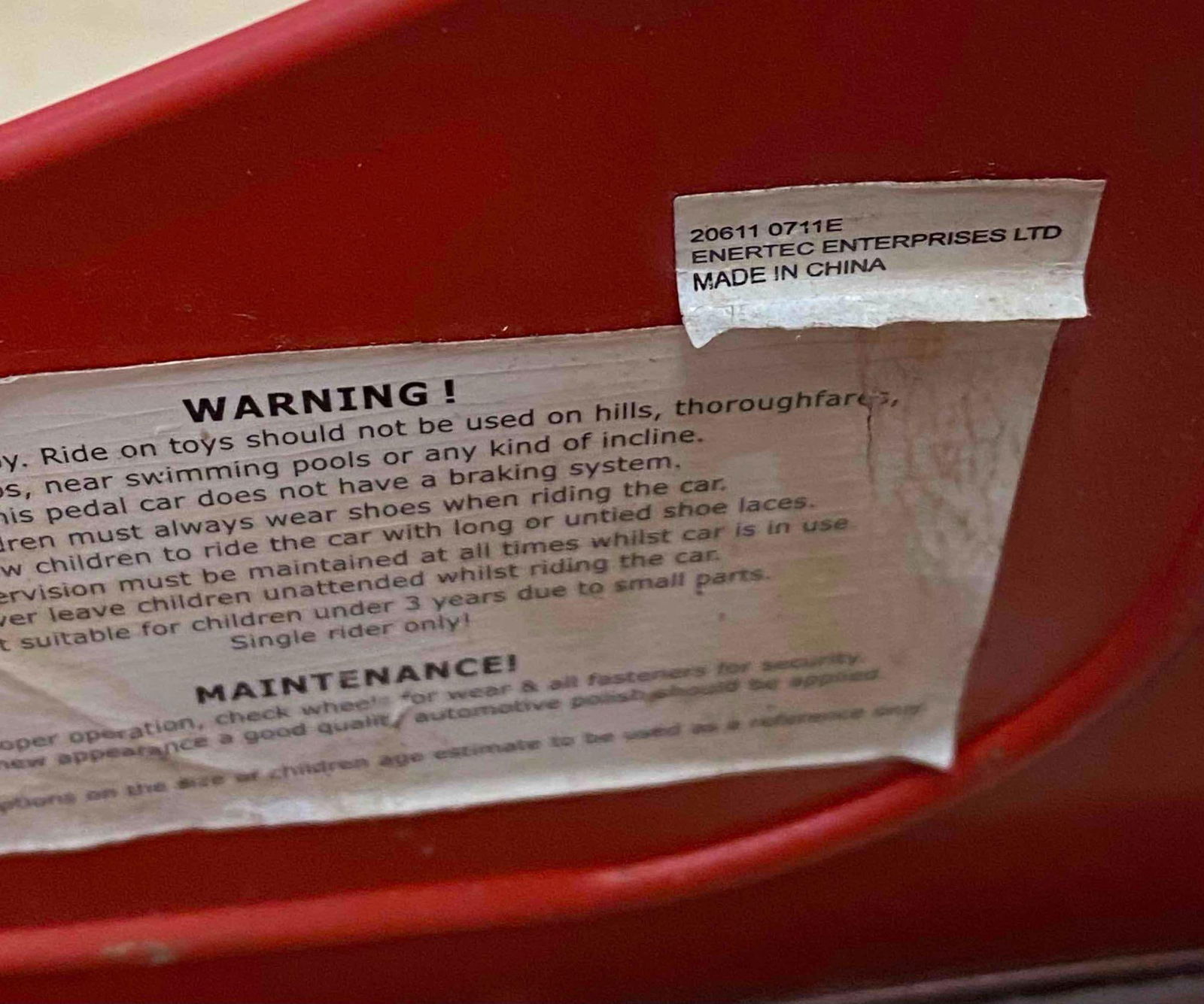 Fire Chief Fire Engine Modern Pedal Car - 6