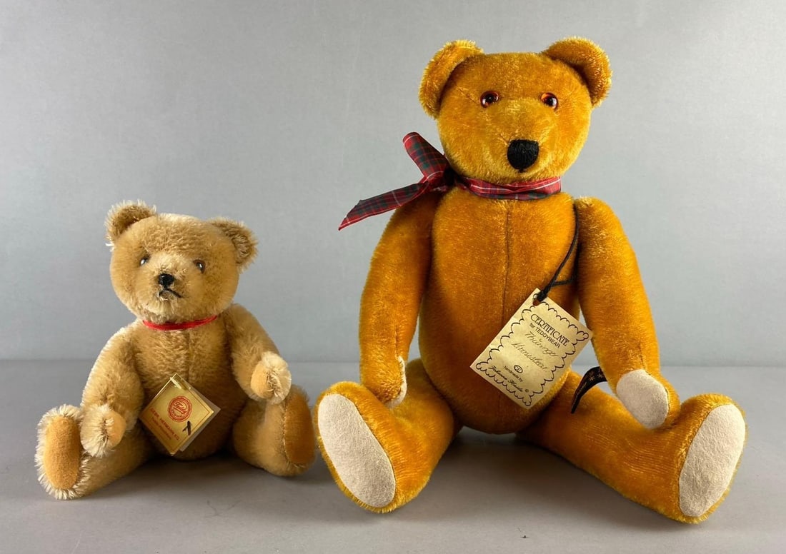 Group of 2 Hand Crafted West Germany Teddy Bears (1 of 4)