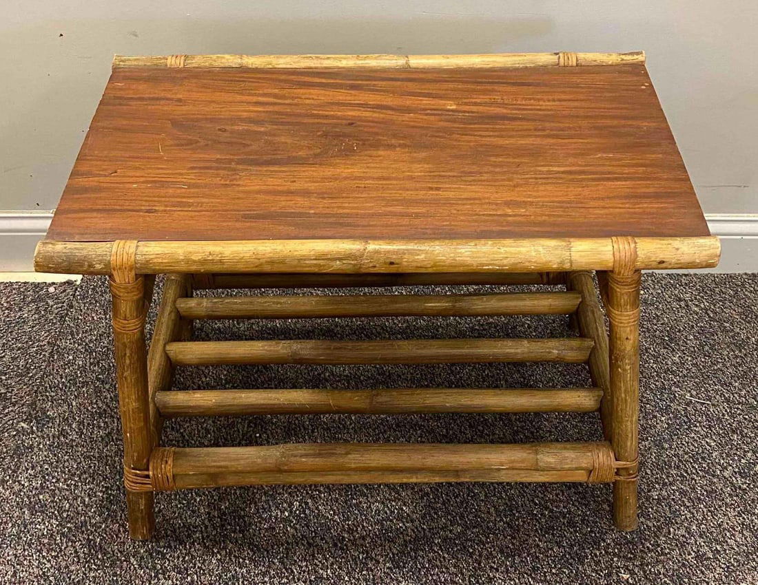 Handmade Bamboo Coffee Table (1 of 2)
