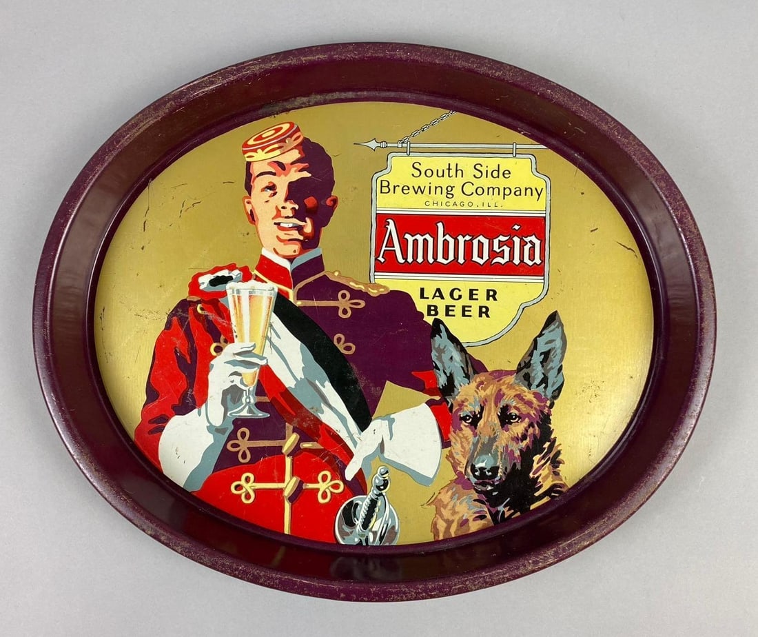 Ambrosia Lager Beer Serving Tray (1 of 2)