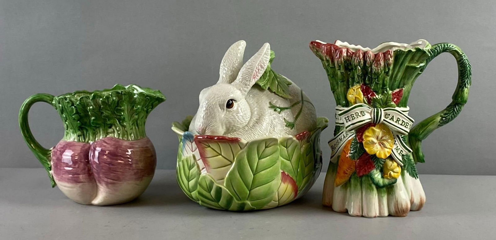 Vintage Flitz and Floyd Le Lapin Ceramic Easter Bowl and More (1 of 4)