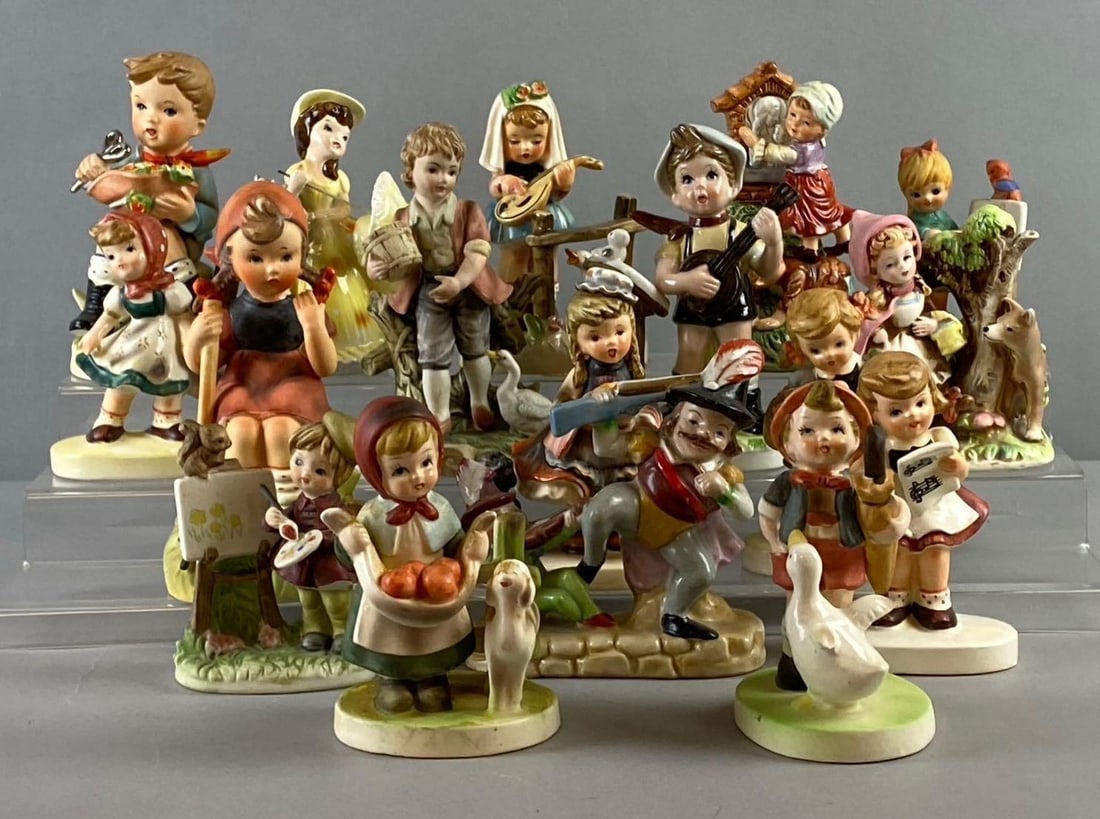 Group of Assorted Hand Painted Porcelain Figures (1 of 5)