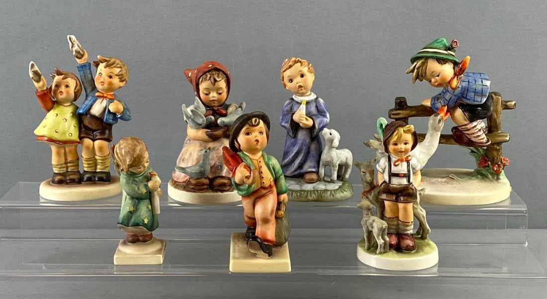 Group of Assorted Goebel Hand Painted Porcelain Figures (1 of 4)