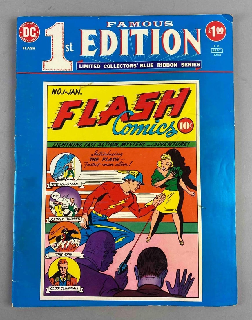 D.C. Comics Famous 1st Edition Flash Comics Book (1 of 5)