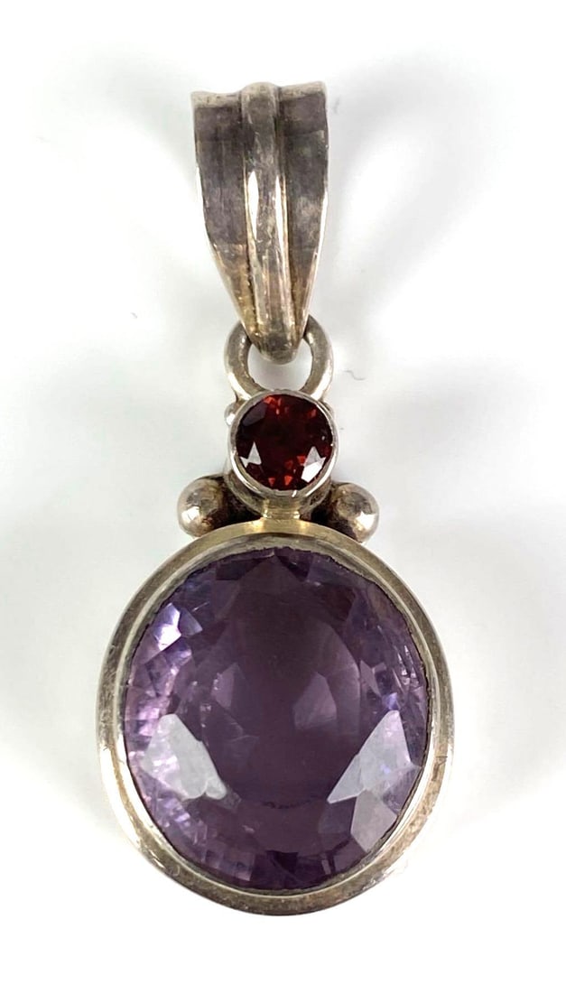 Sterling Silver CZ Pendant (1 of 2)