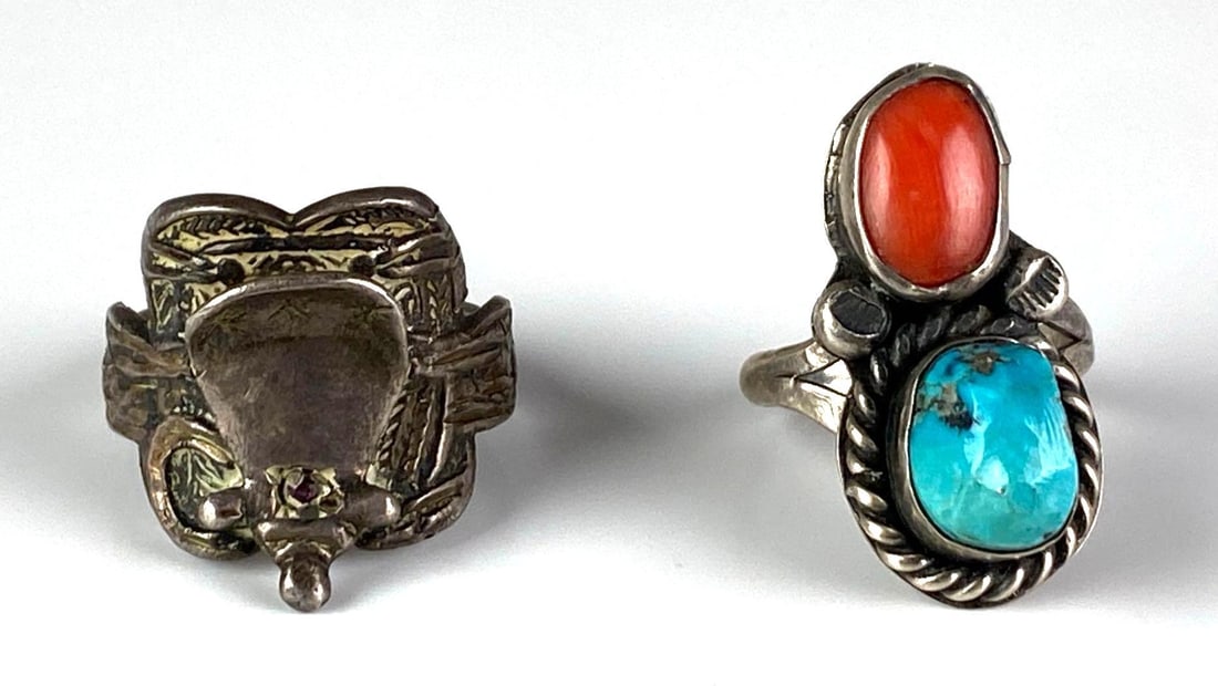 Group of 2 Sterling Silver Rings (1 of 2)