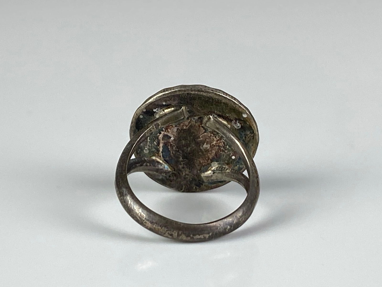 Sterling Silver Native American Turquoise Ring - 3