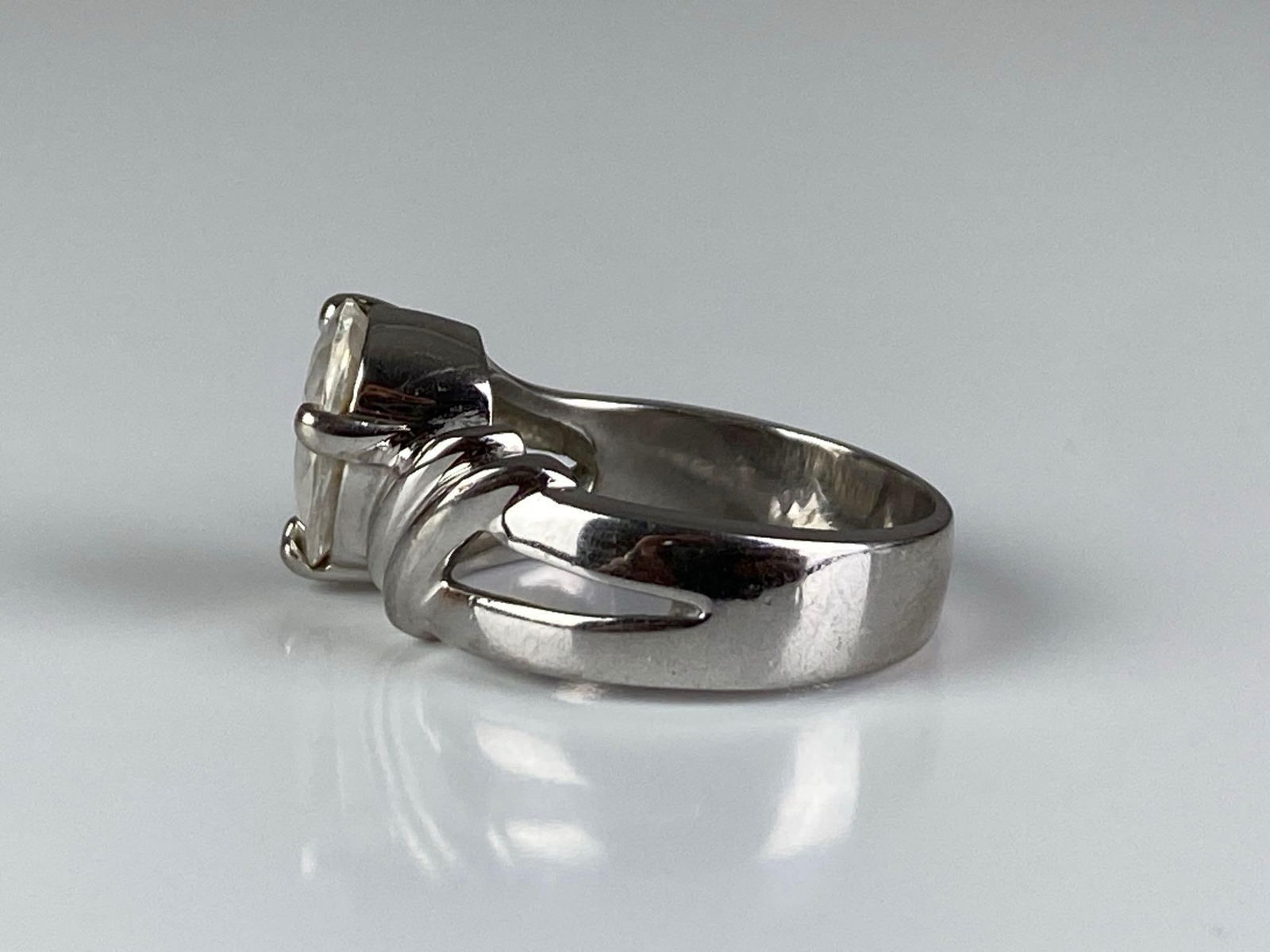 Silver Plated CZ Ring - 2