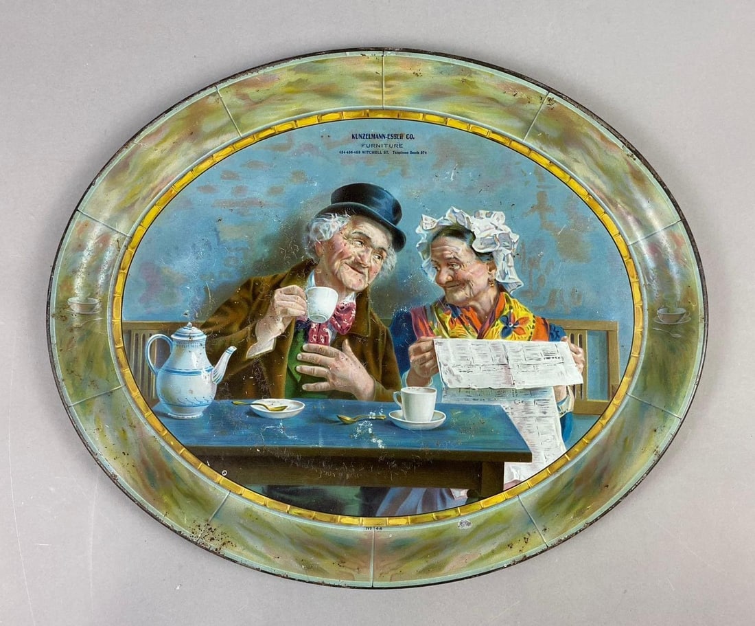 Kinzeann Esser Co. Furniture Advertising Serving Tray (1 of 2)
