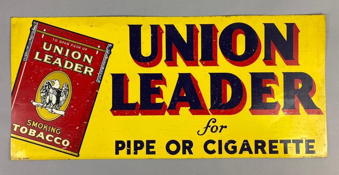 NOS Union Leader Tobacco Advertising Sign (1 of 4)