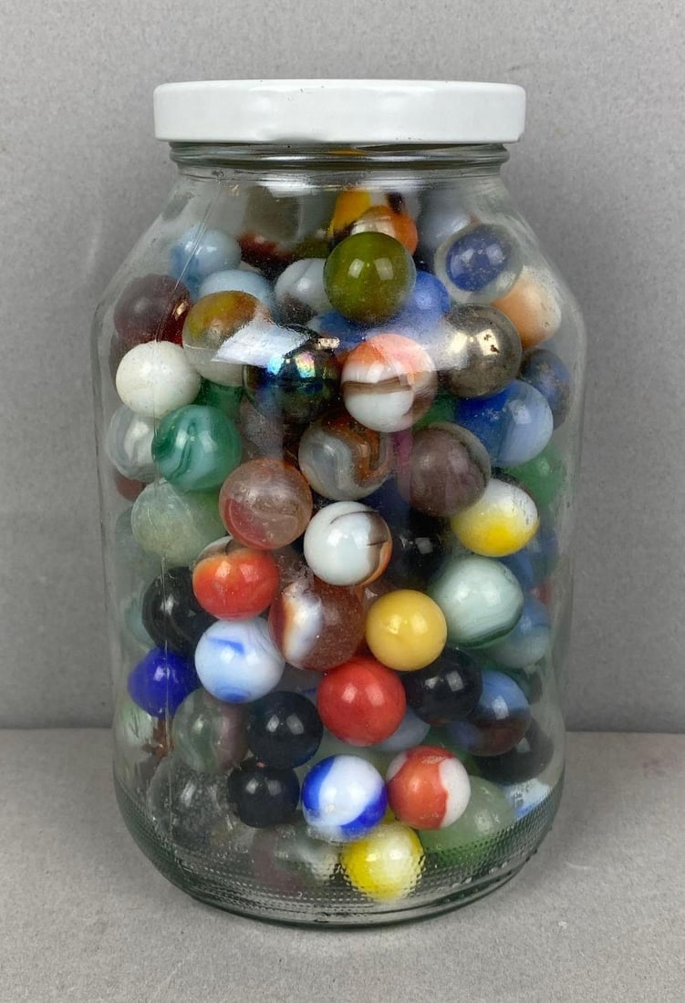 Group of Assorted Vintage Marbles (1 of 4)