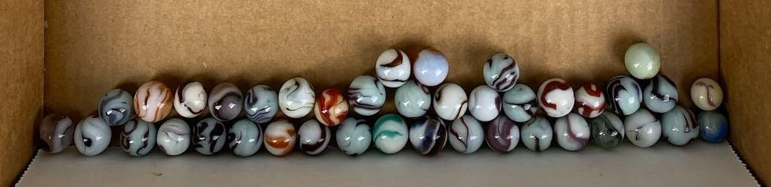 Group of Assorted Vintage Marbles (1 of 2)
