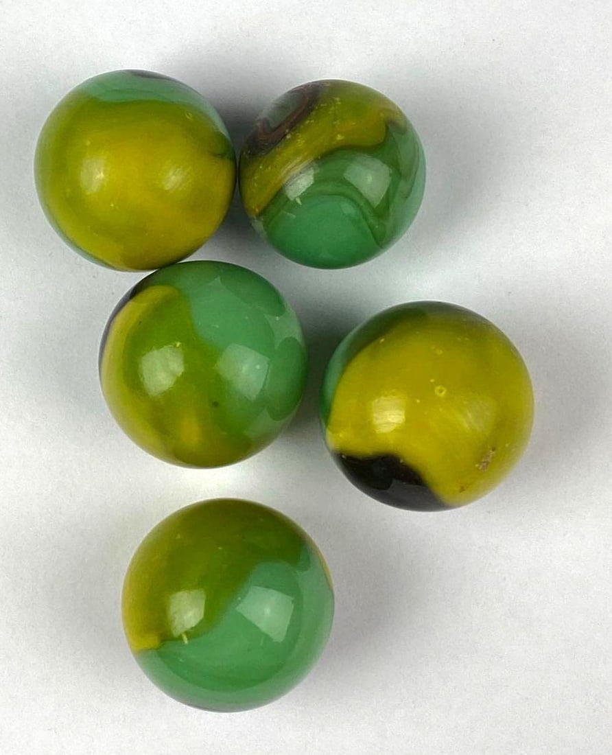 Group of 5 Vintage Marbles (1 of 2)