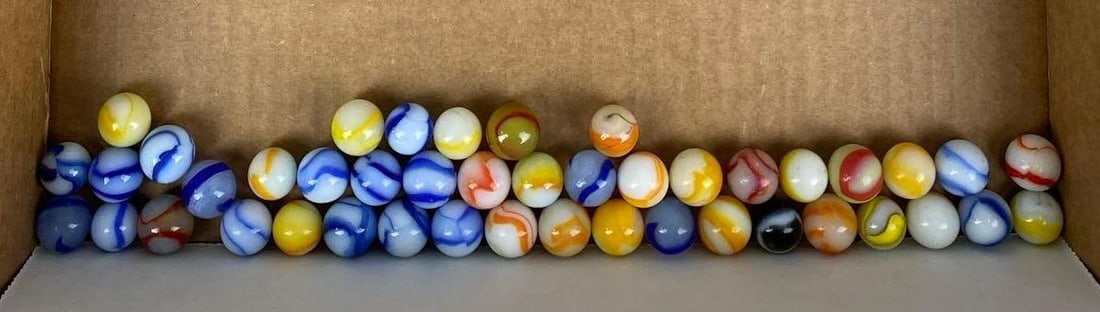 Group of Assorted Vintage Marbles (1 of 2)