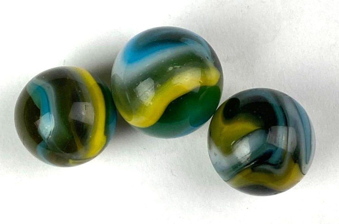 Group of 3 Vintage Marbles (1 of 2)