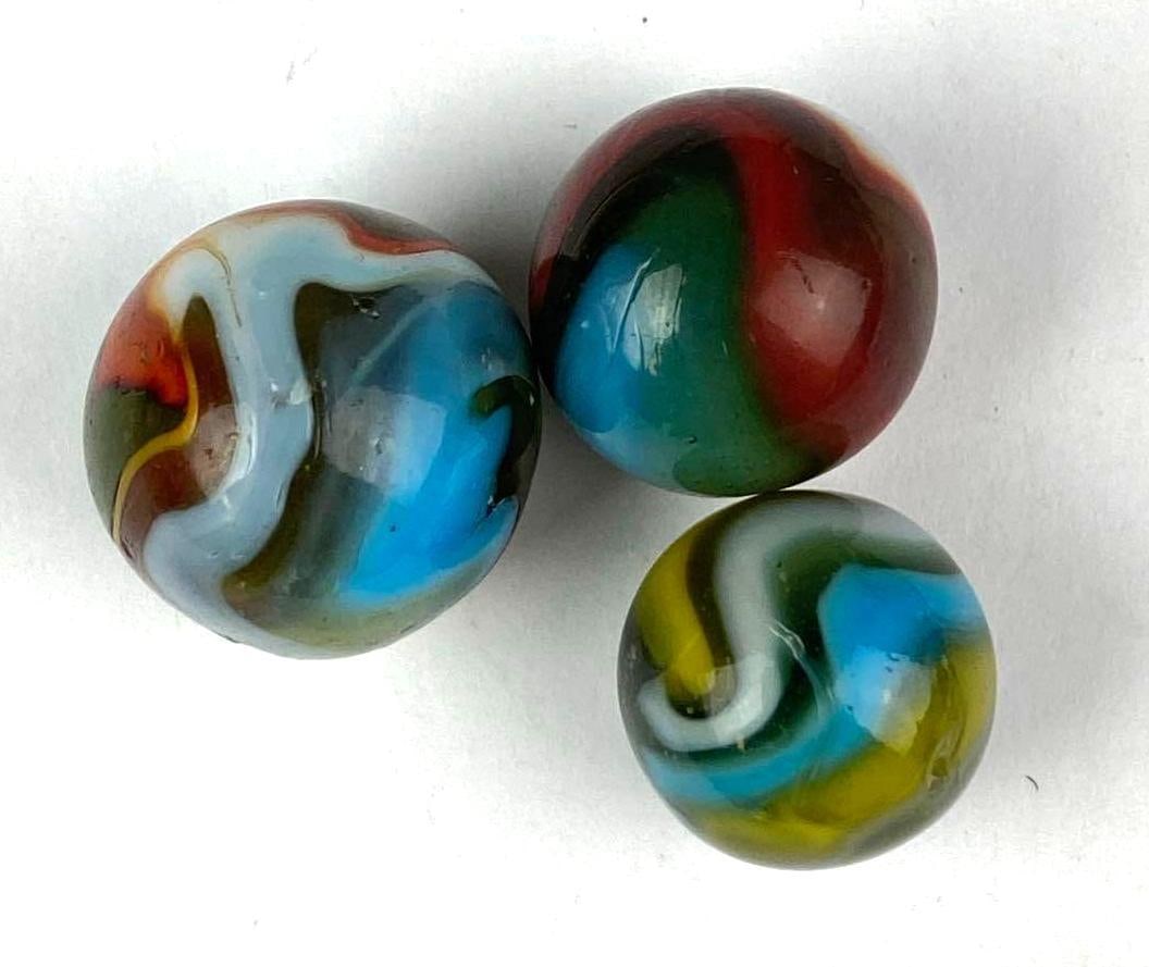 Group of 3 Vintage Marbles (1 of 2)