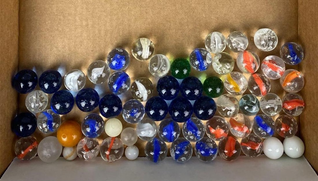 Group of Assorted Vintage Marbles (1 of 2)
