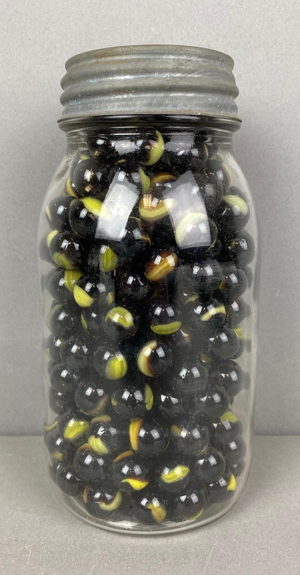 Group of Vintage Marbles in a Jar (1 of 4)