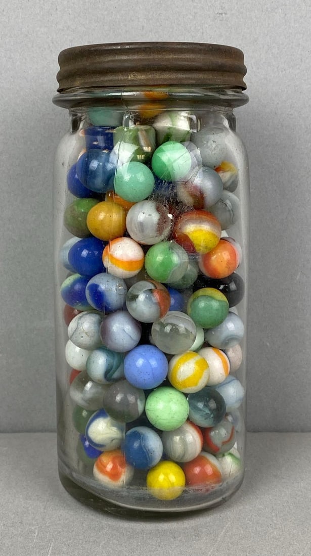 Group of Assorted Vintage Marbles (1 of 4)