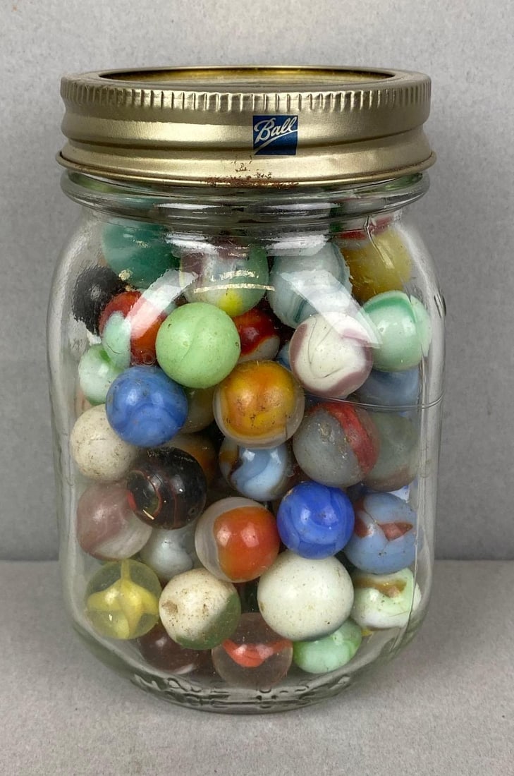 Group of Assorted Vintage Marbles (1 of 4)